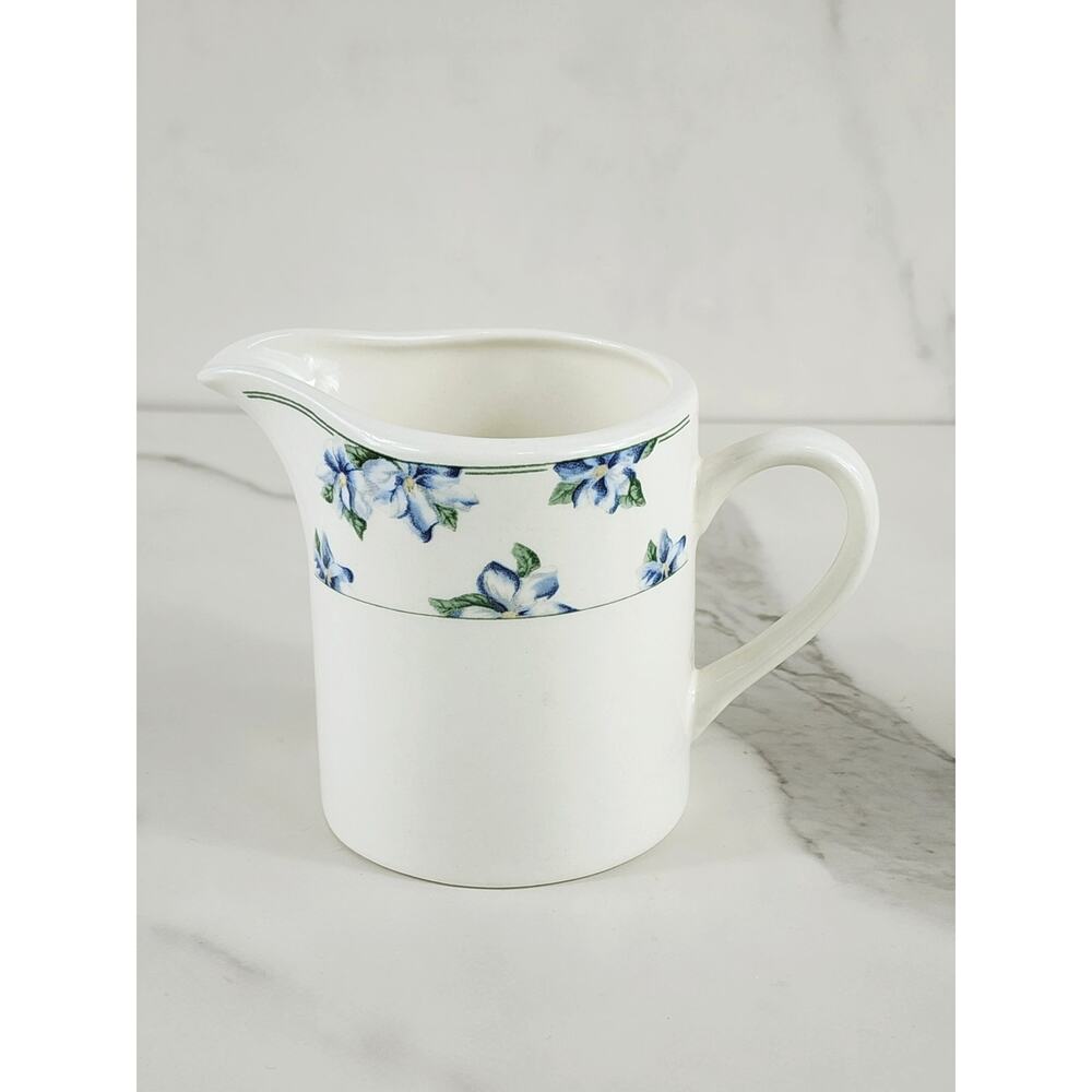 Sango Creamer Summerwind 3 1/2" Porcelain 8oz Dinnerware Year 2000 Serveware Vtg